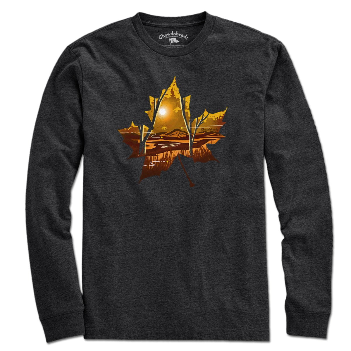 Maple Leaf Landscape T-Shirt - Chowdaheadz