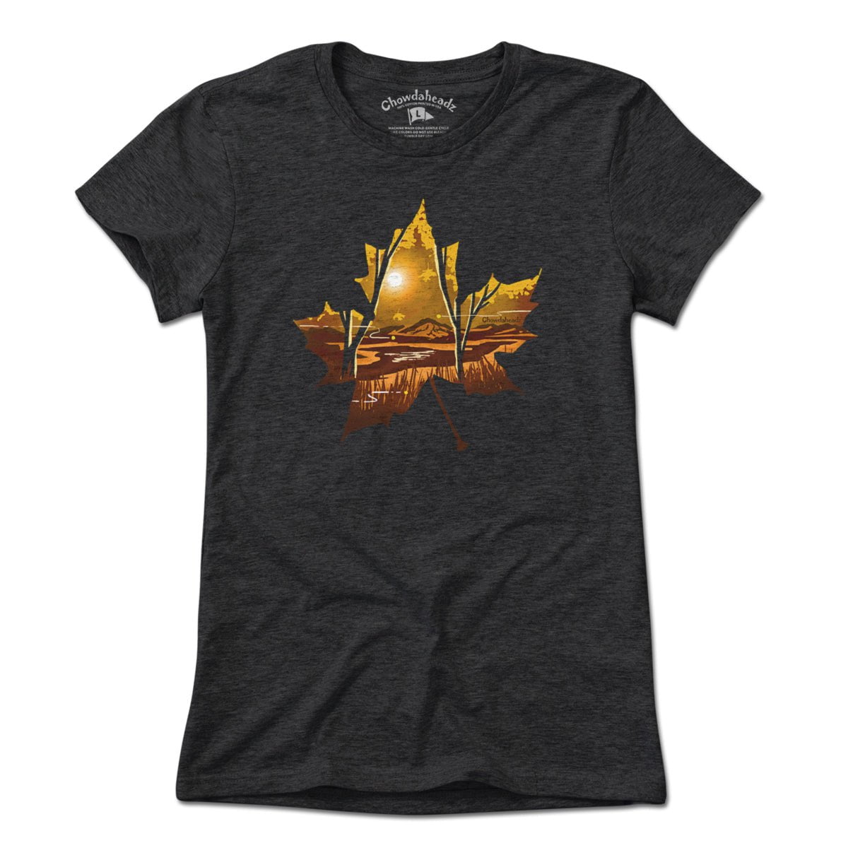 Maple Leaf Landscape T-Shirt - Chowdaheadz