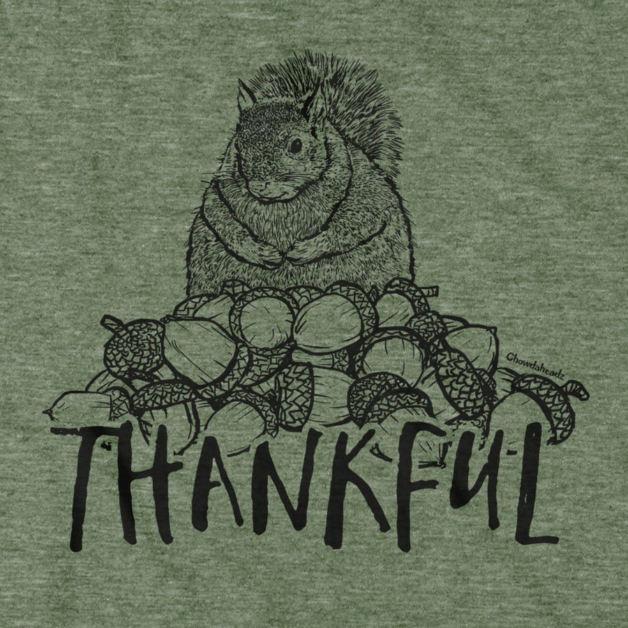 Thankful Squirrel T-Shirt - Chowdaheadz
