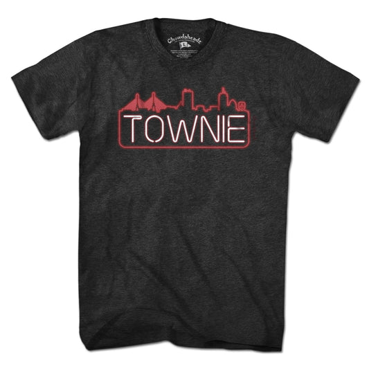 Townie Neon Sign T-Shirt - Chowdaheadz