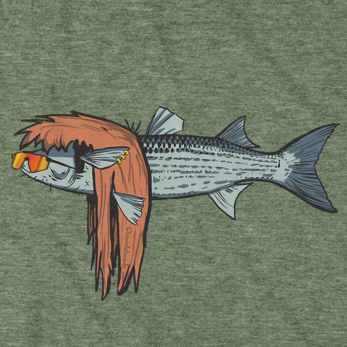 Mullet Fish T-Shirt - Chowdaheadz