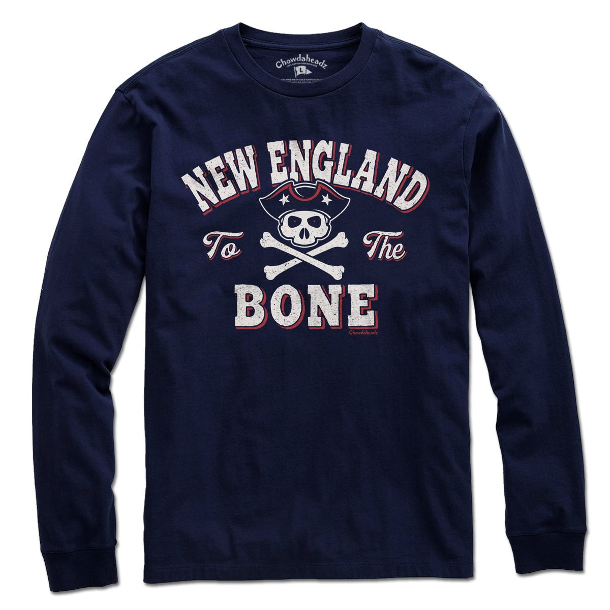 New England To The Bone T-Shirt - Chowdaheadz
