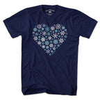 Snowflake Heart T-Shirt - Chowdaheadz