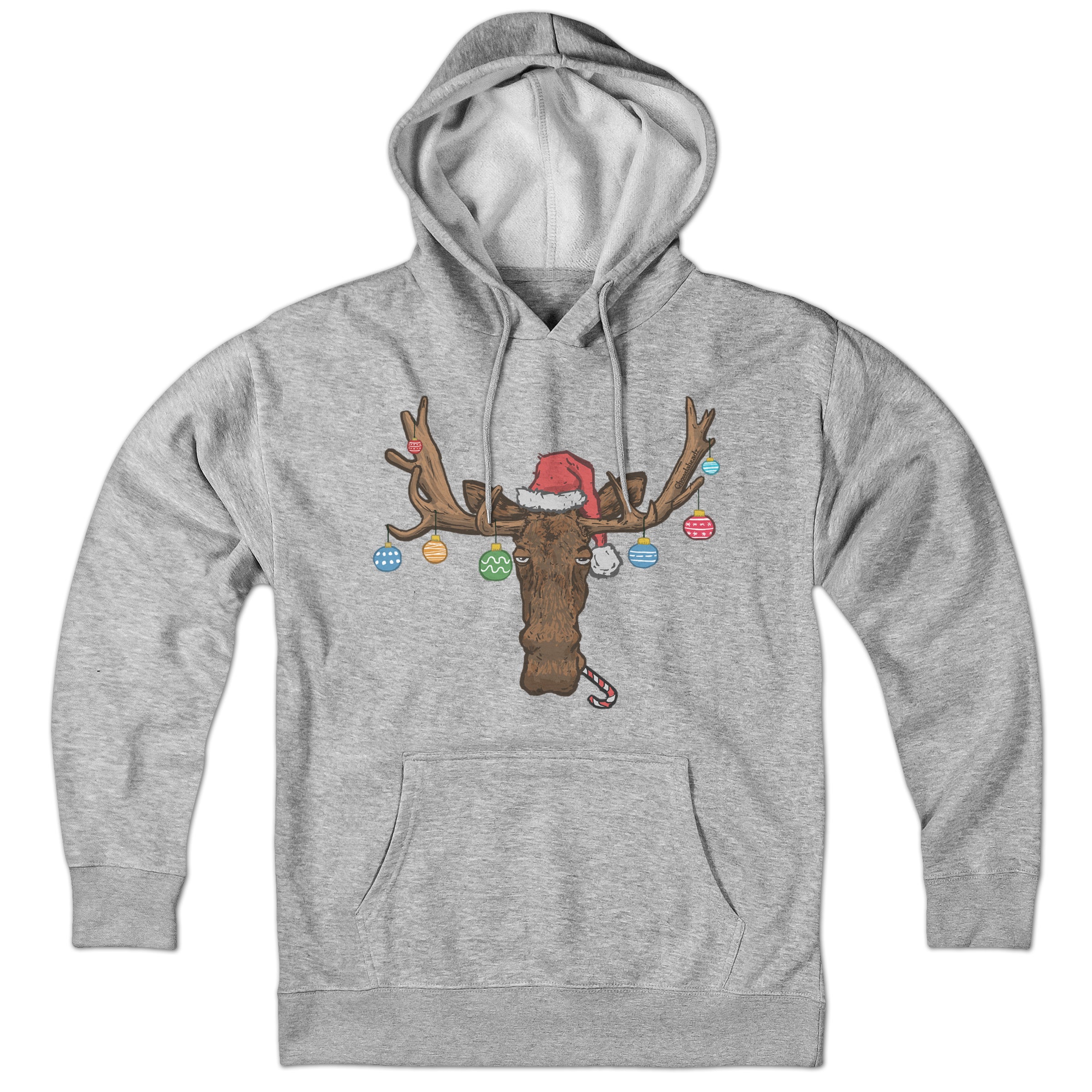 Christmas Moose Ornaments Hoodie - Chowdaheadz