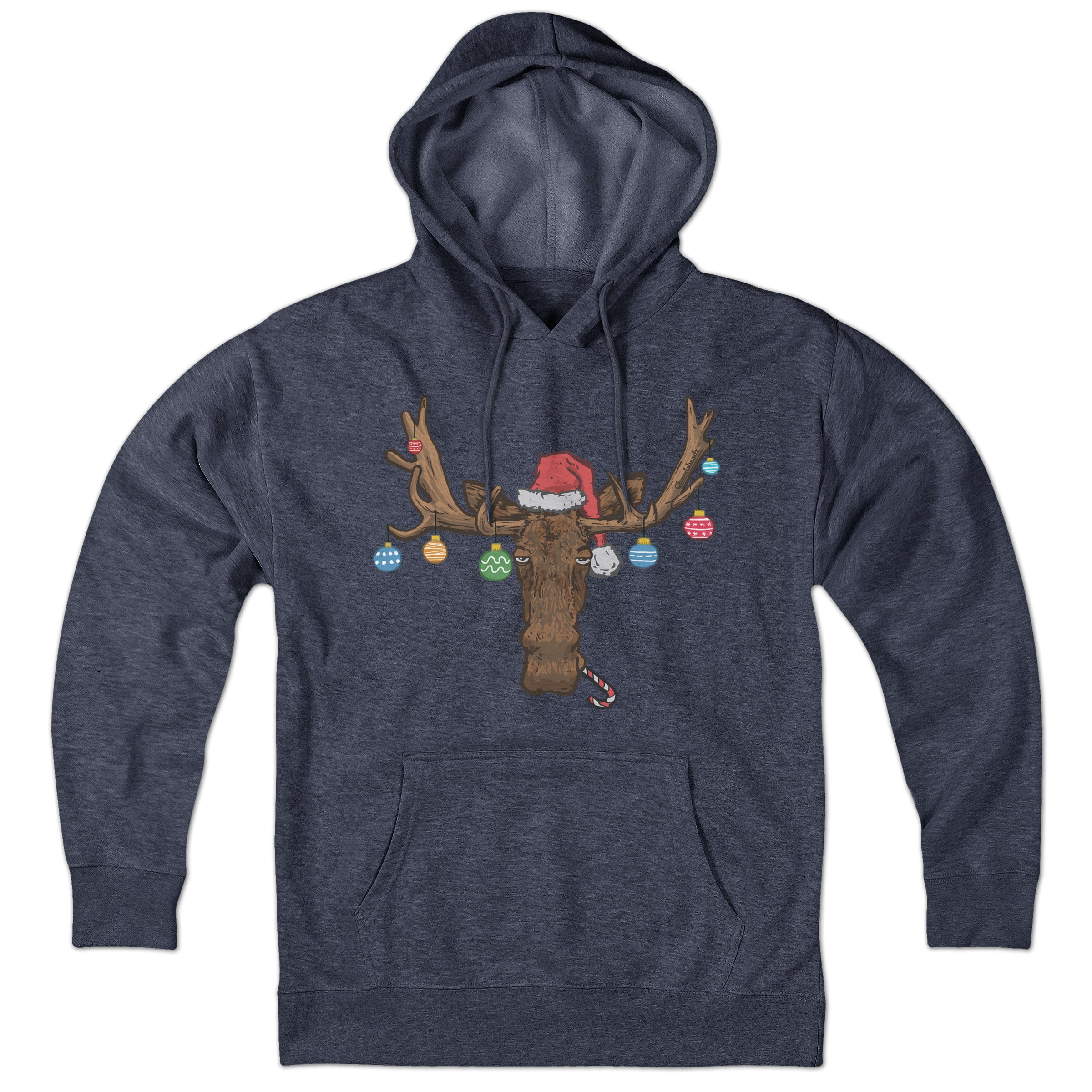 Christmas Moose Ornaments Hoodie - Chowdaheadz