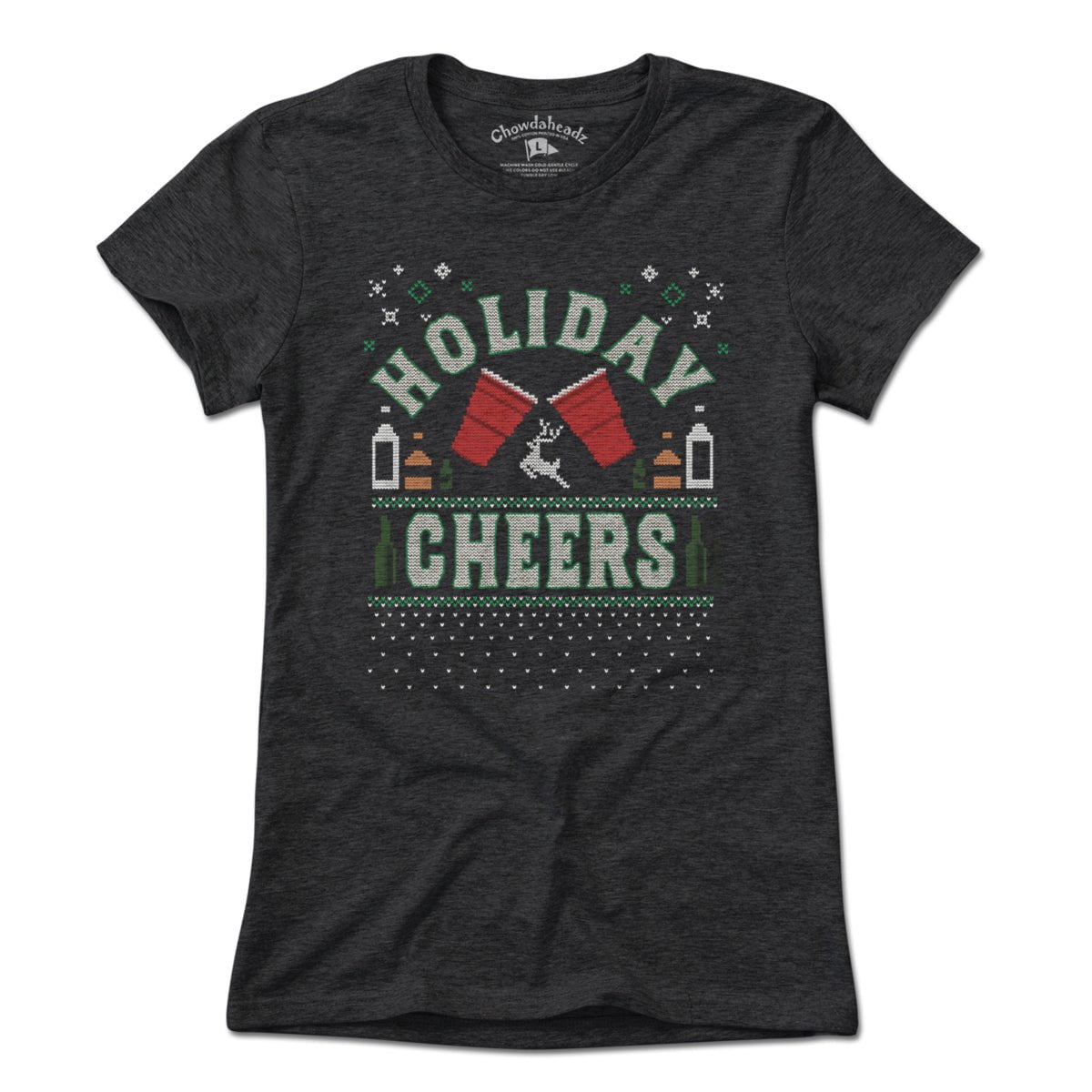 Holiday Cheers T-Shirt - Chowdaheadz