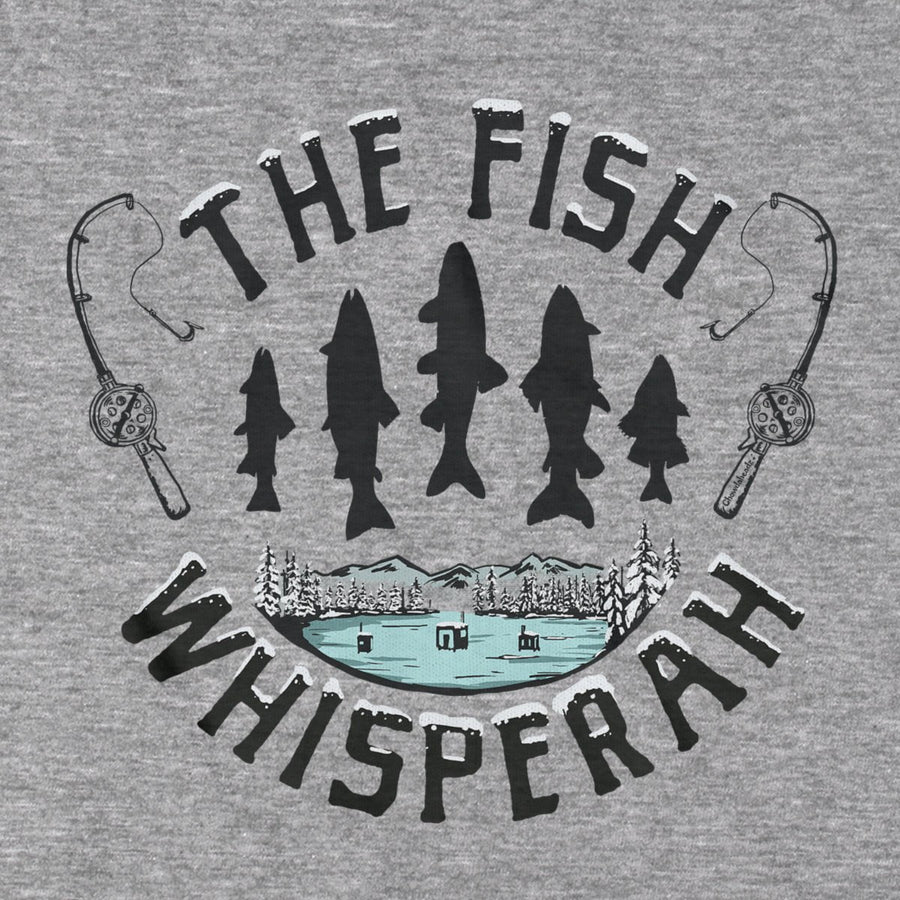The Ice Fishing Whisperaah T-Shirt - Chowdaheadz
