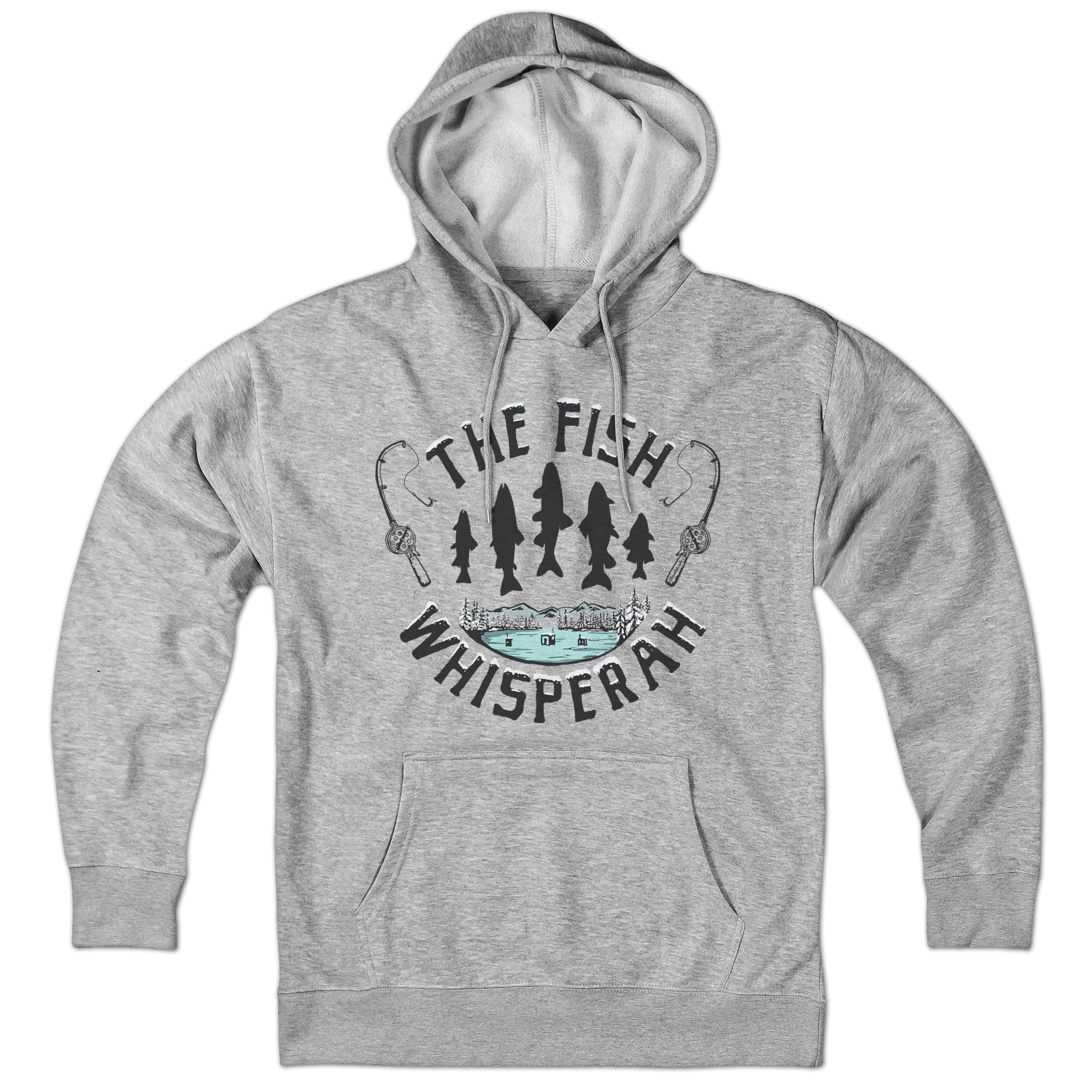 The Ice Fishing Whisperahh Hoodie - Chowdaheadz