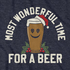 Most Wonderful Time For A Beer T-shirt - Chowdaheadz