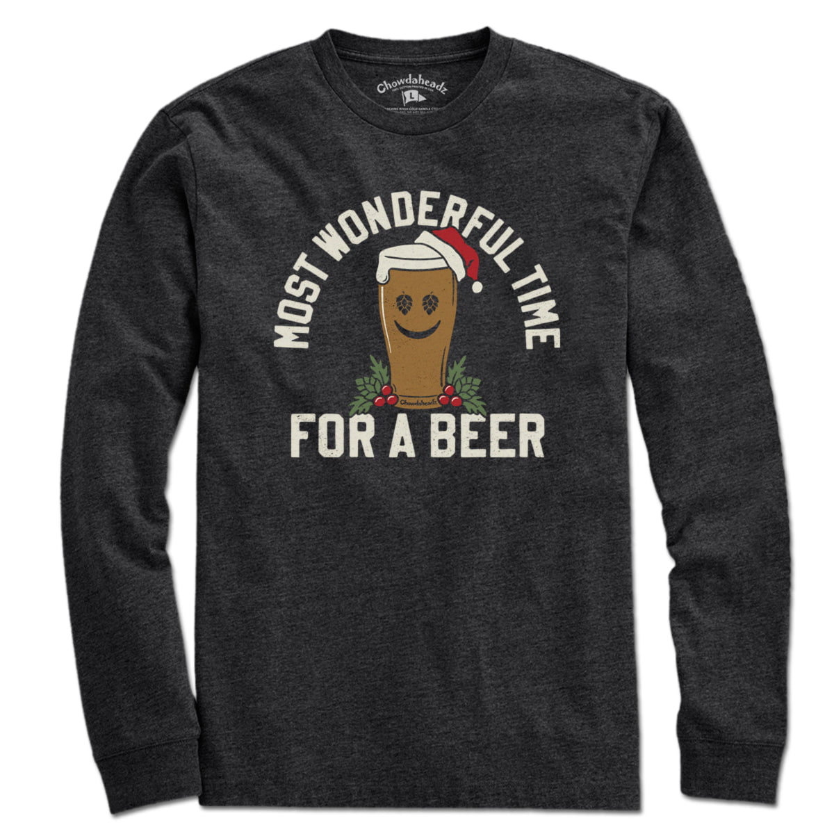 Most Wonderful Time For A Beer T-shirt - Chowdaheadz