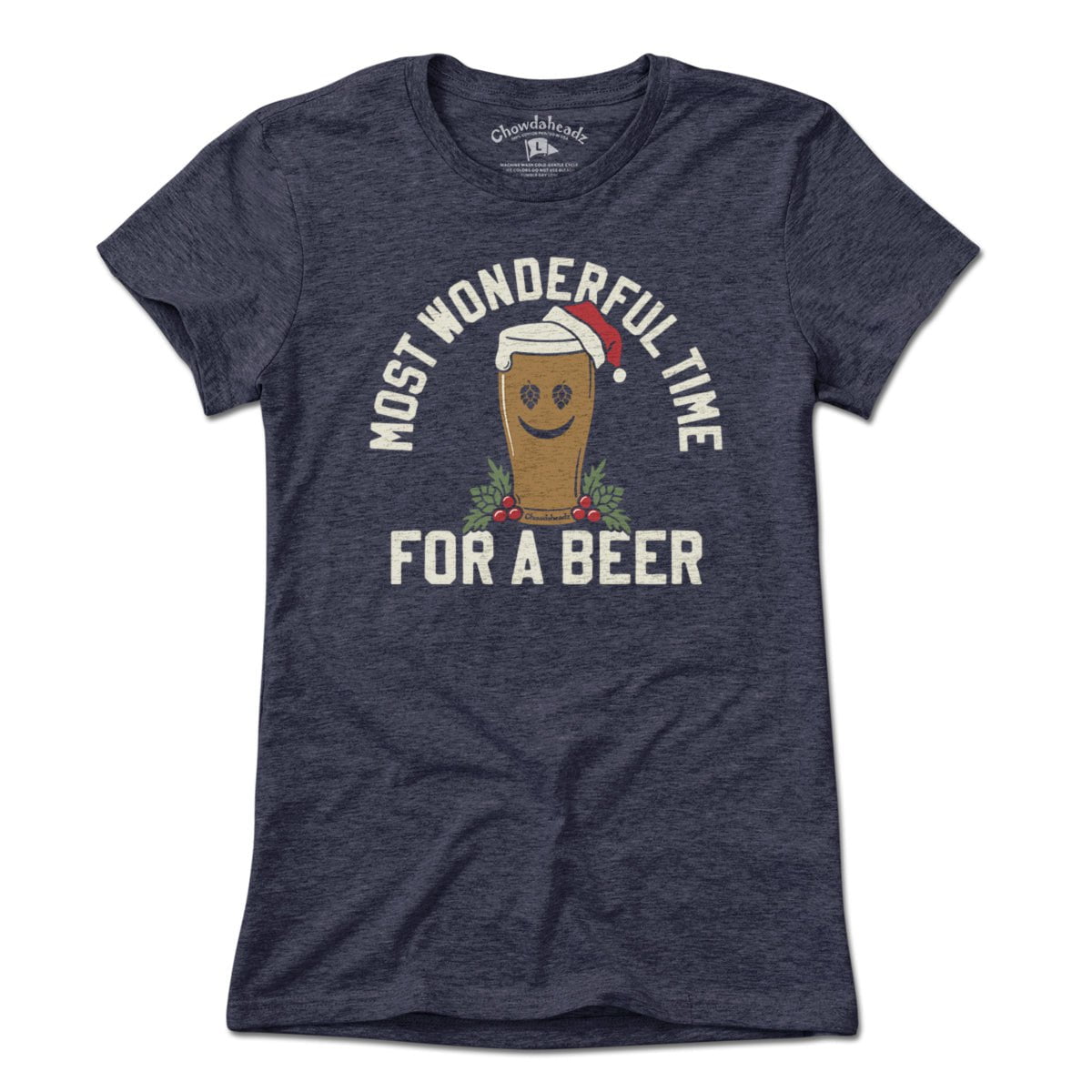 Most Wonderful Time For A Beer T-shirt - Chowdaheadz