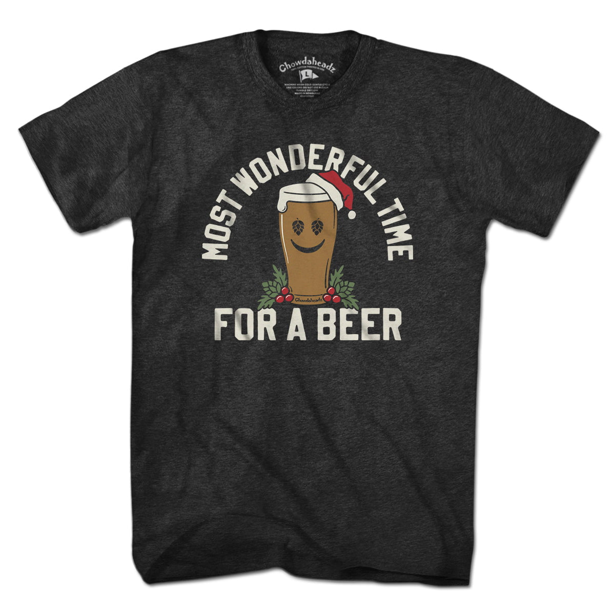 Most Wonderful Time For A Beer T-shirt - Chowdaheadz