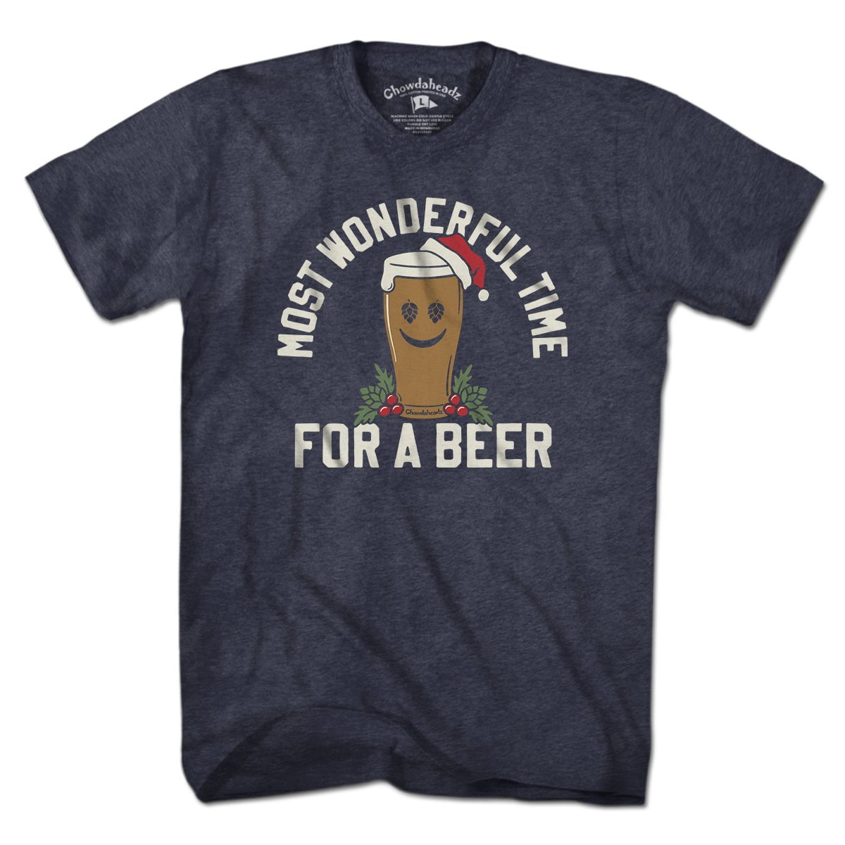 Most Wonderful Time For A Beer T-shirt - Chowdaheadz