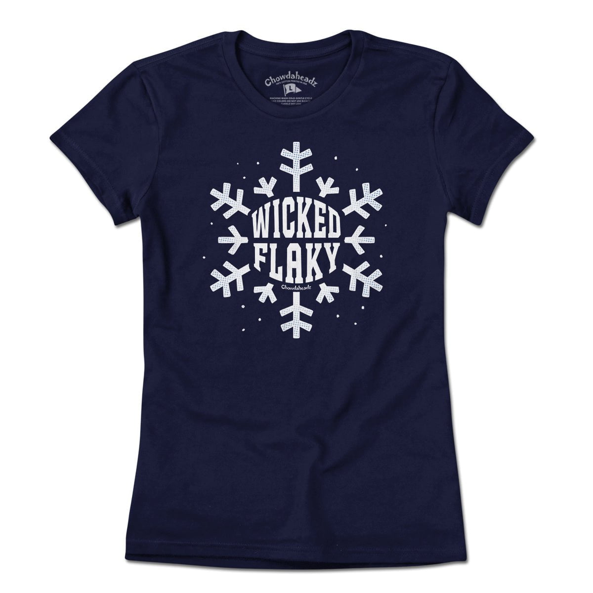 Wicked Flaky Snowflake T-Shirt - Chowdaheadz