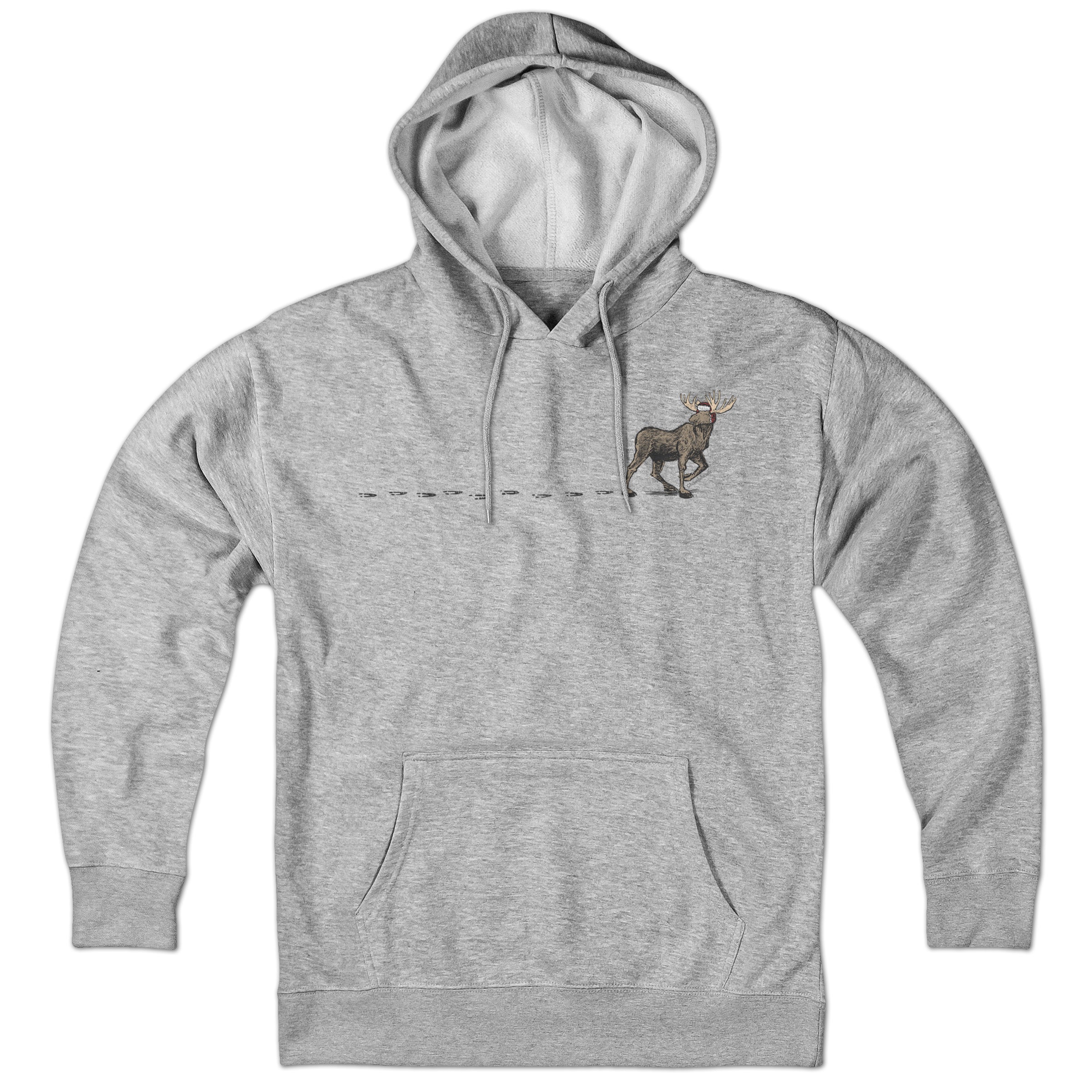 Winter Moose Tracks Hoodie - Chowdaheadz