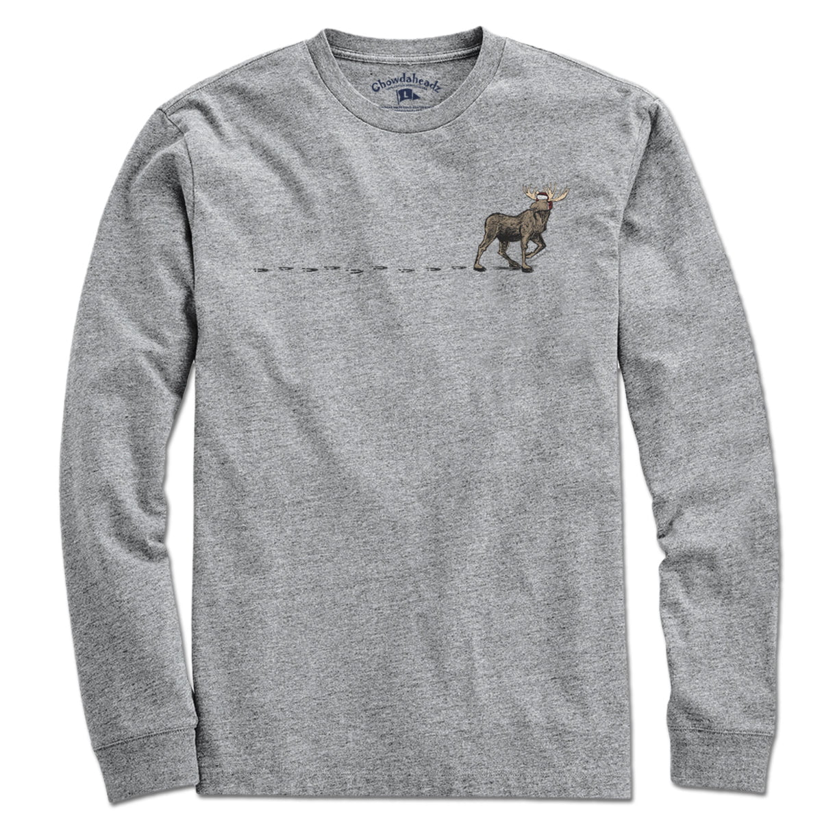 Winter Moose Tracks T-Shirt - Chowdaheadz