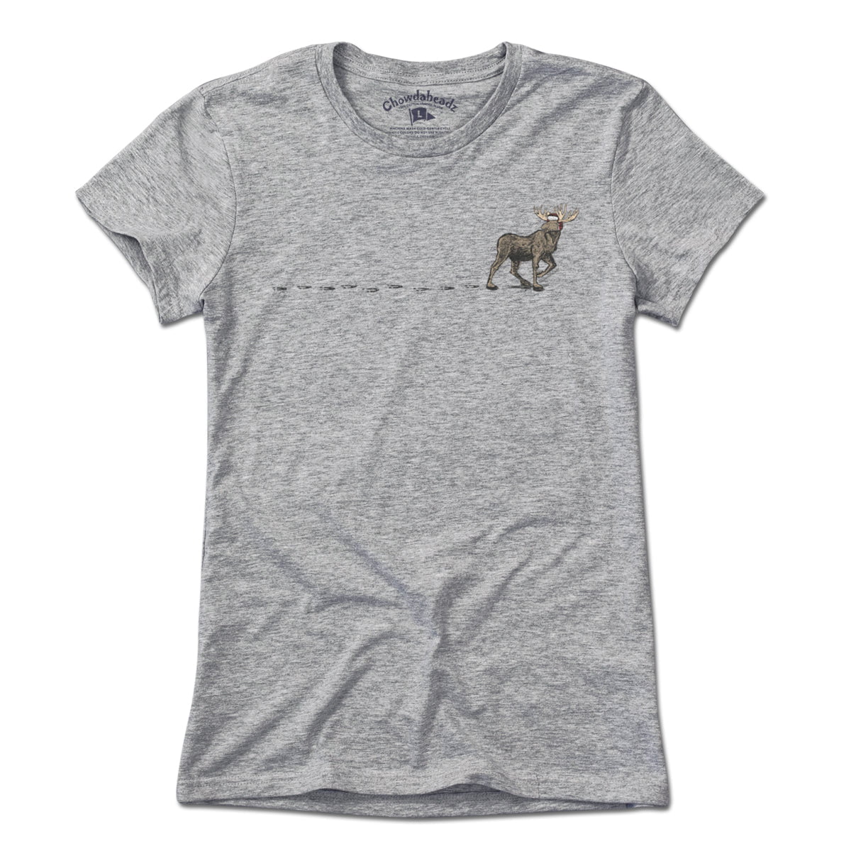 Winter Moose Tracks T-Shirt - Chowdaheadz