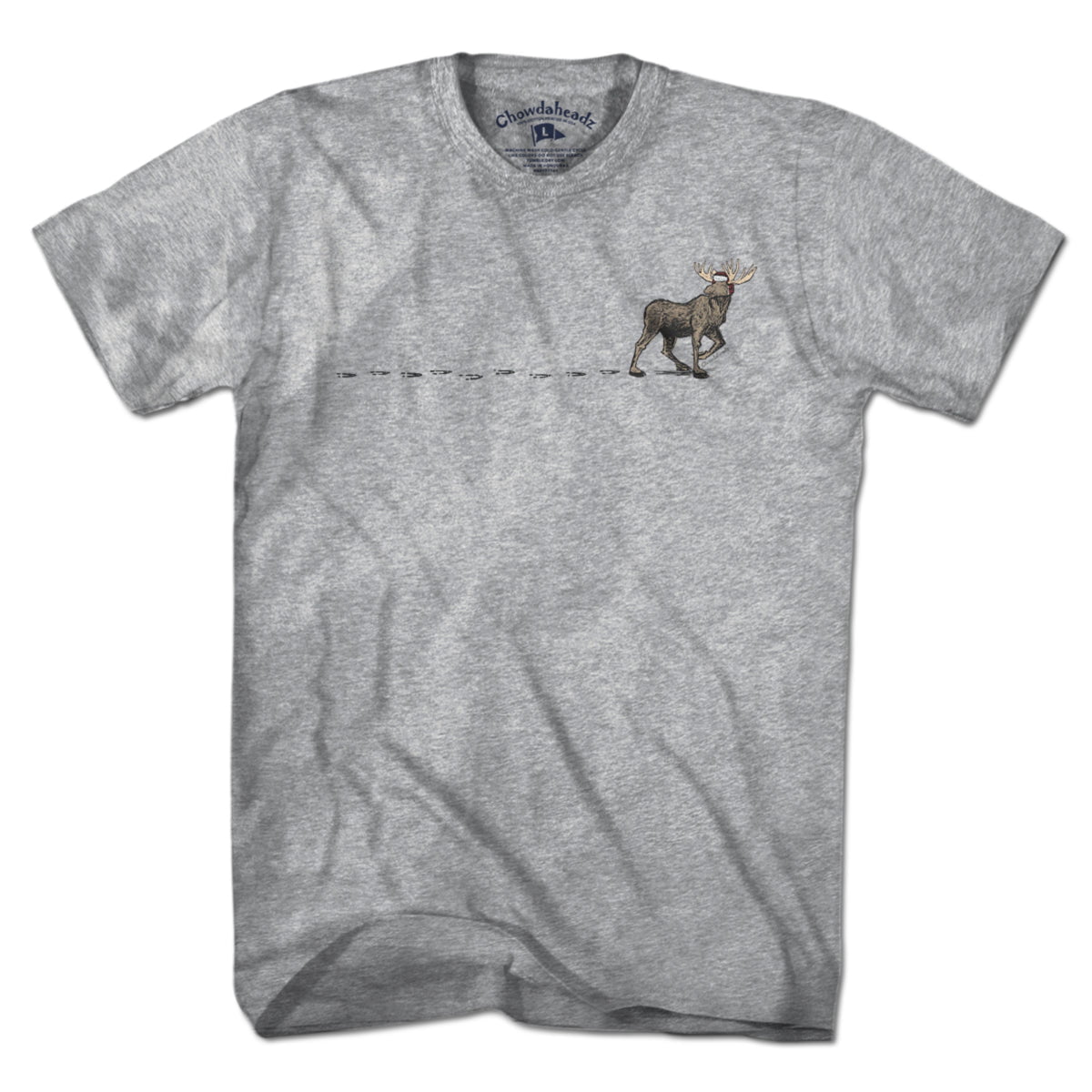 Winter Moose Tracks T-Shirt - Chowdaheadz