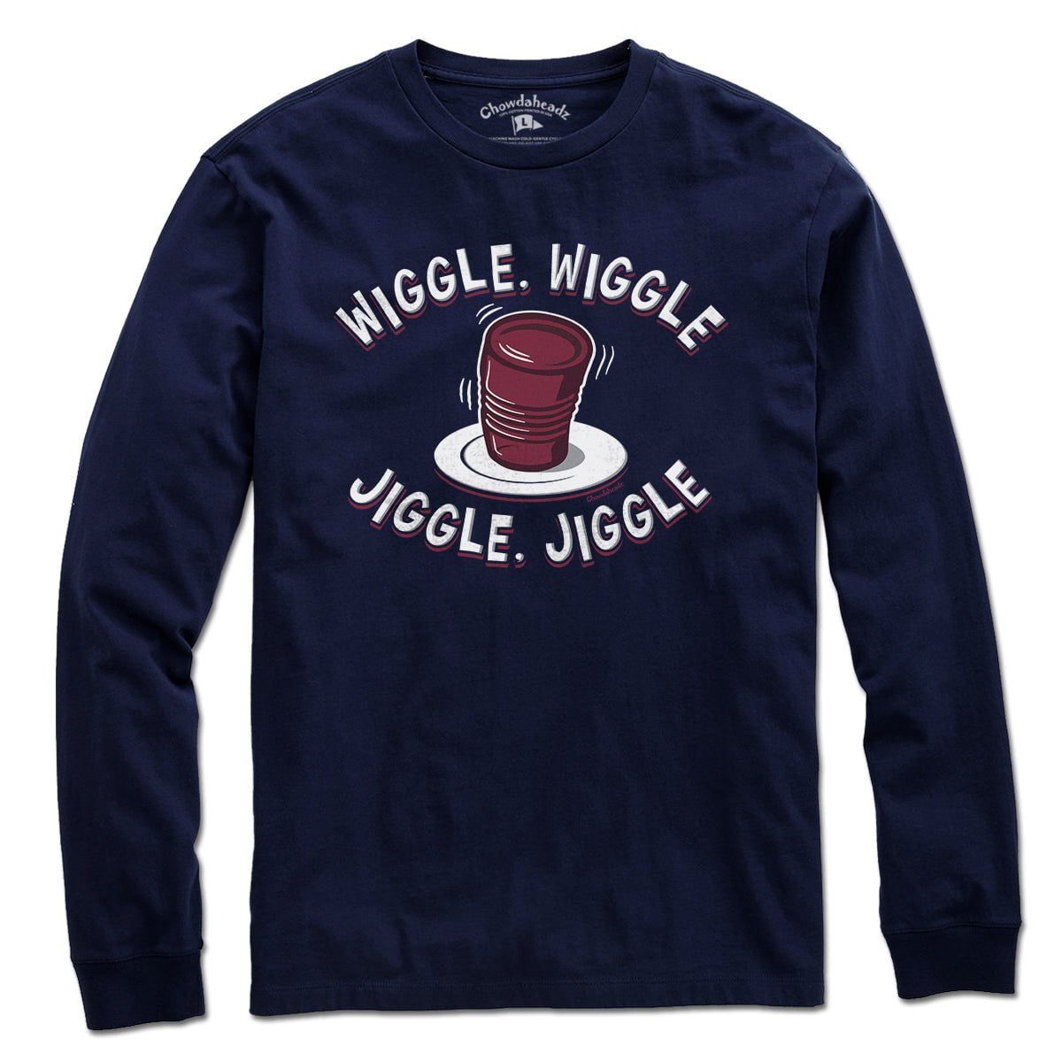 Wiggle Wiggle Jiggle Jiggle Cranberry Sauce T-Shirt - Chowdaheadz