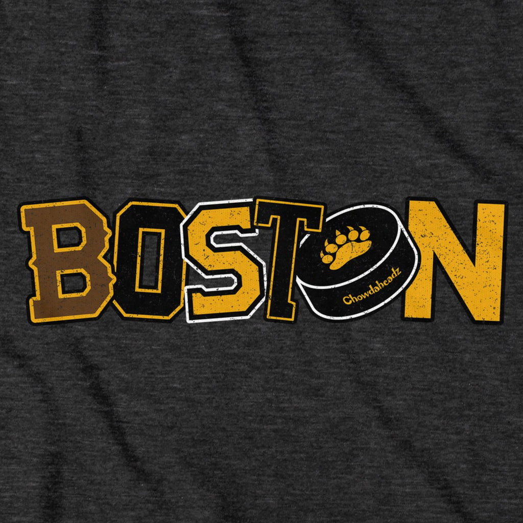 Boston Black & Gold Pride T-Shirt - Chowdaheadz