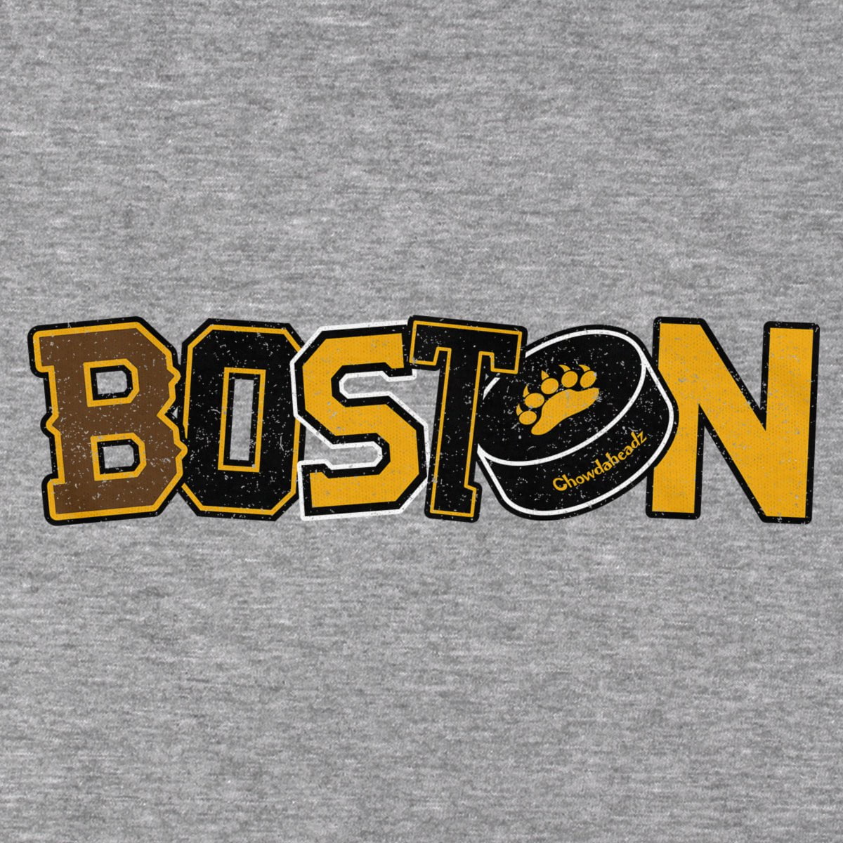 Boston Black & Gold Pride T-Shirt - Chowdaheadz