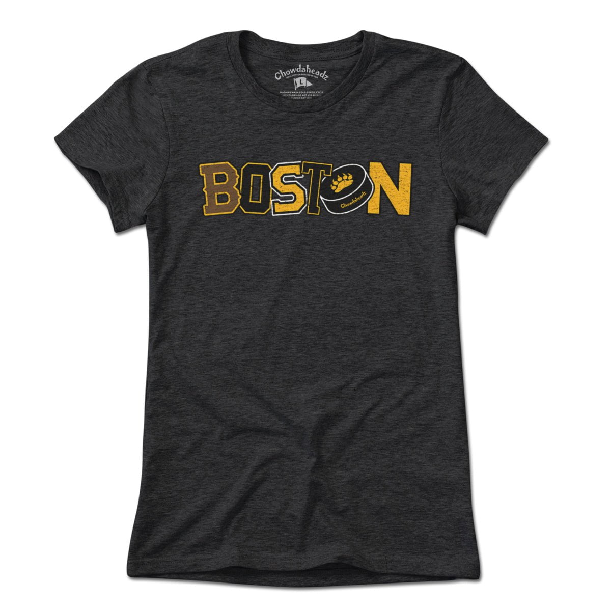 Boston Black & Gold Pride T-Shirt - Chowdaheadz
