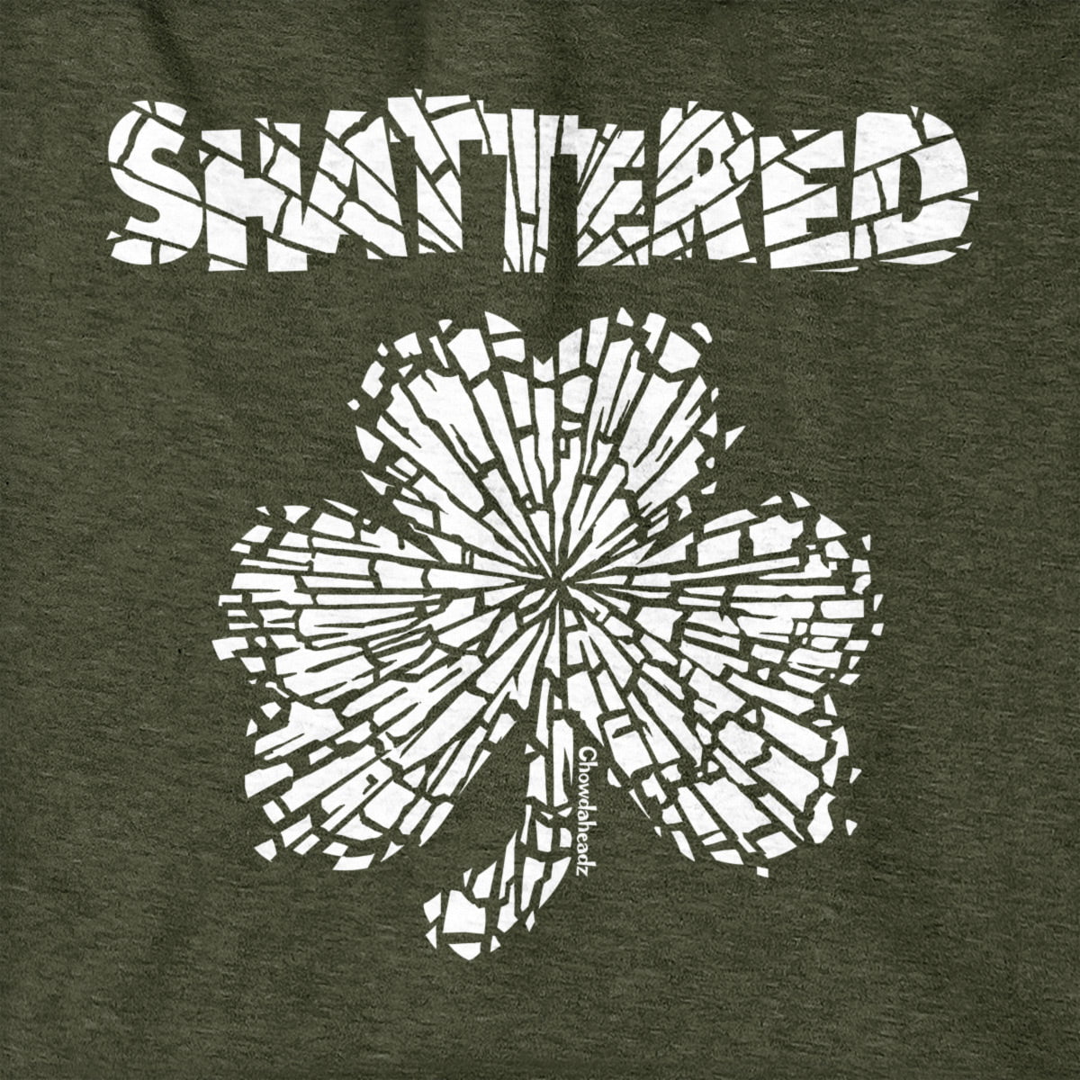 Shattered Shamrock Hoodie - Chowdaheadz