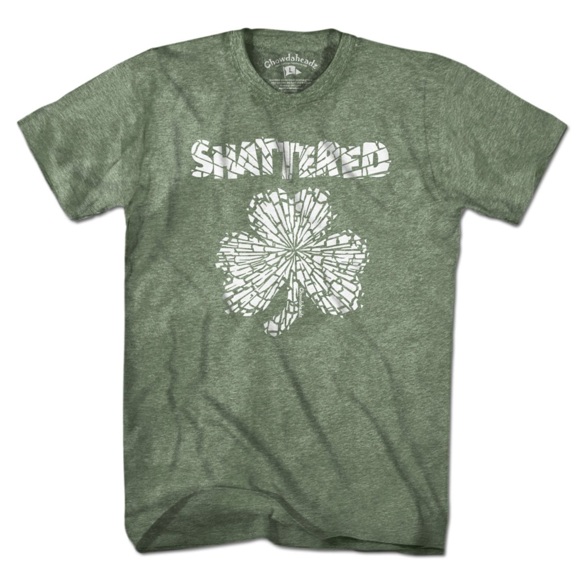 Shattered Shamrock T-Shirt - Chowdaheadz