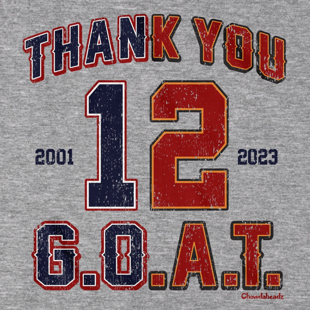 Thank You GOAT Hoodie - Chowdaheadz