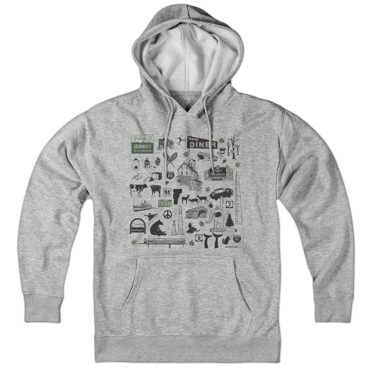 Vermont Tourist Attraction Hoodie - Chowdaheadz