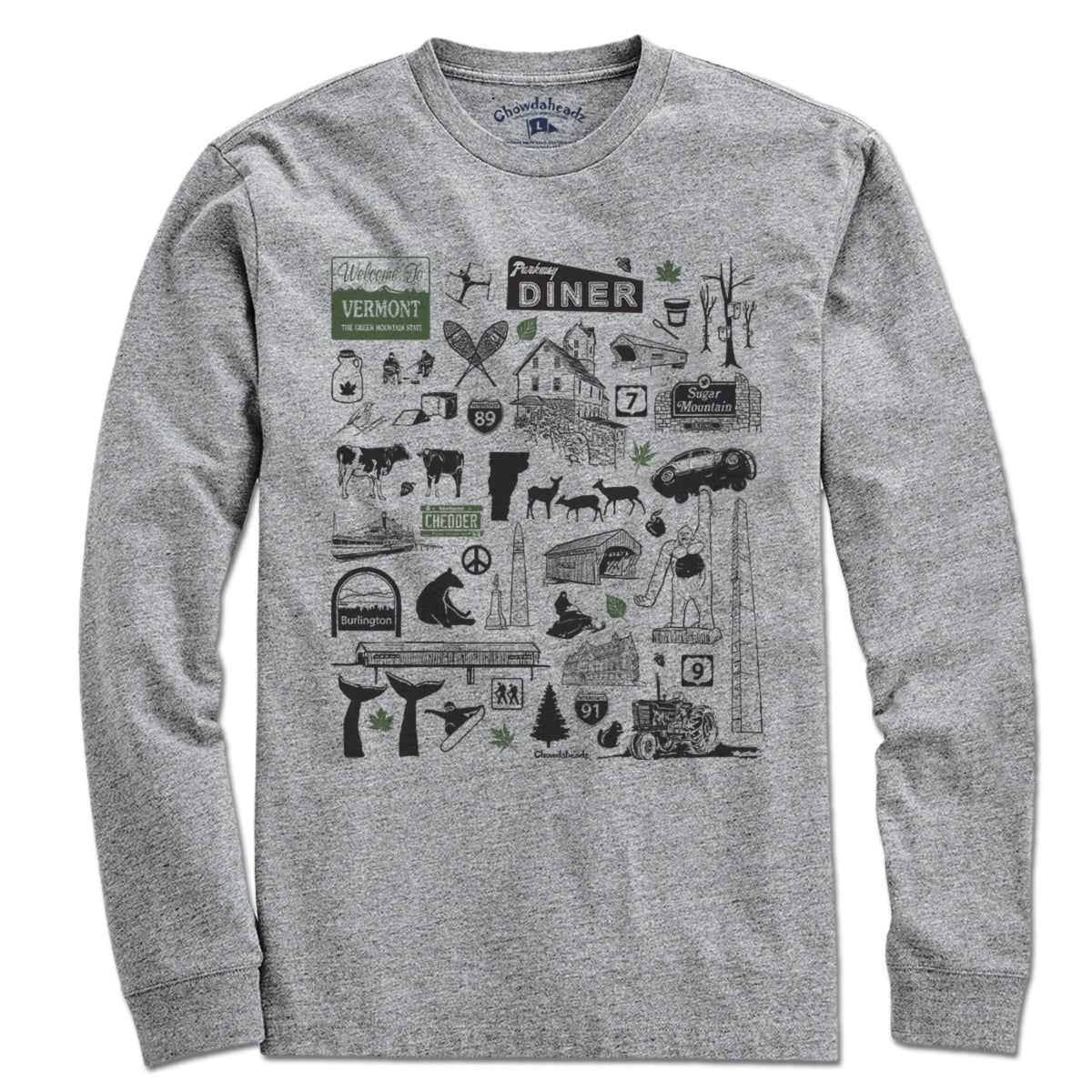 Vermont Tourist Attraction T-Shirt - Chowdaheadz