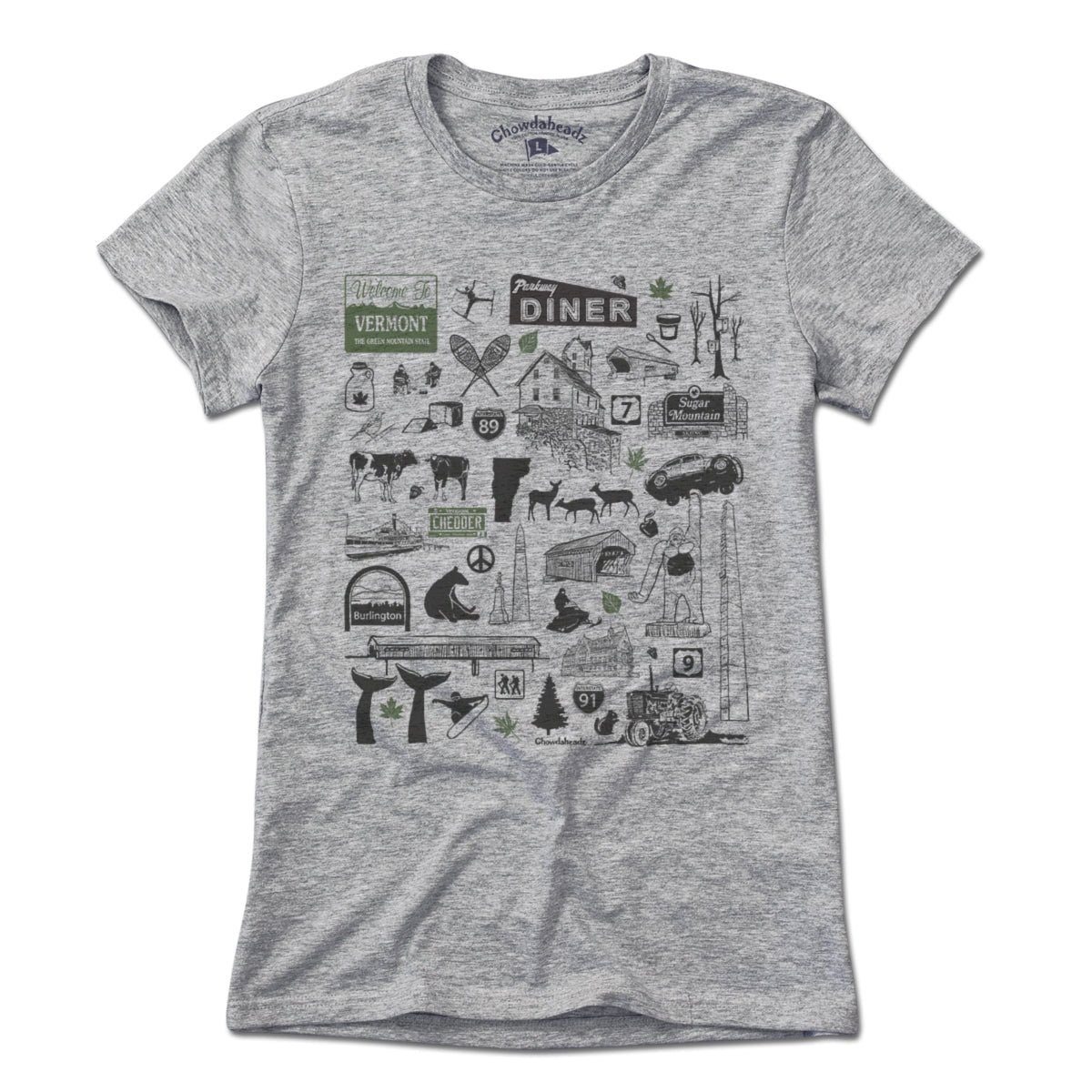 Vermont Tourist Attraction T-Shirt - Chowdaheadz