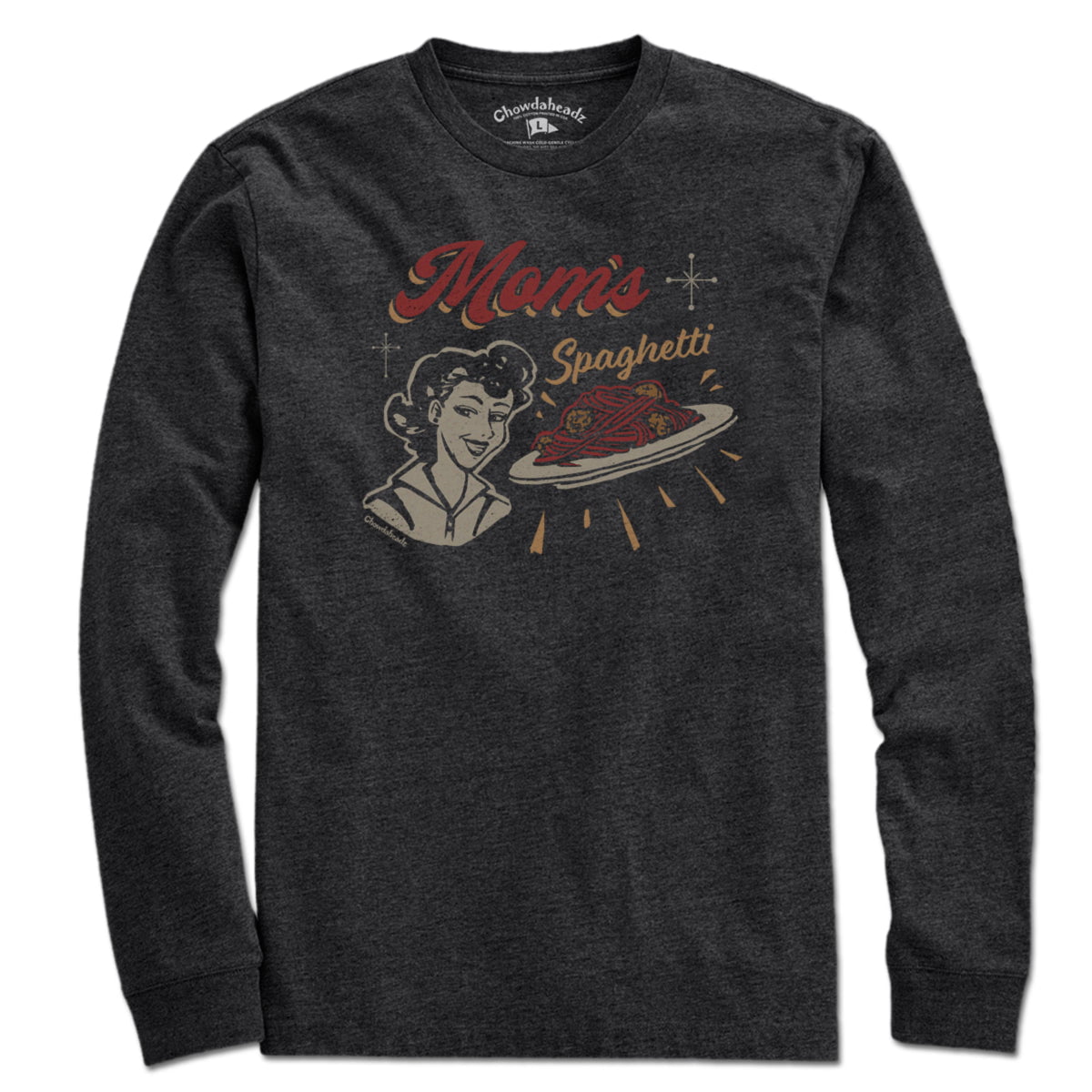 Mom's Spaghetti T-Shirt - Chowdaheadz