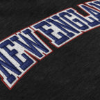 New England Arch Faux Embroidery Hoodie - Chowdaheadz