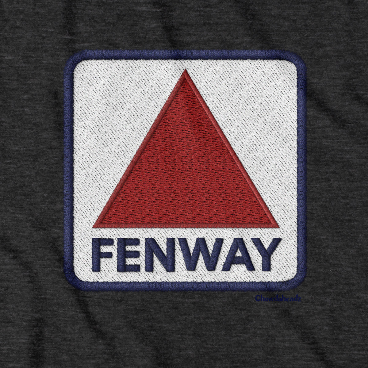 Fenway Sign Faux Embroidery Tailgater Hoodie - Chowdaheadz