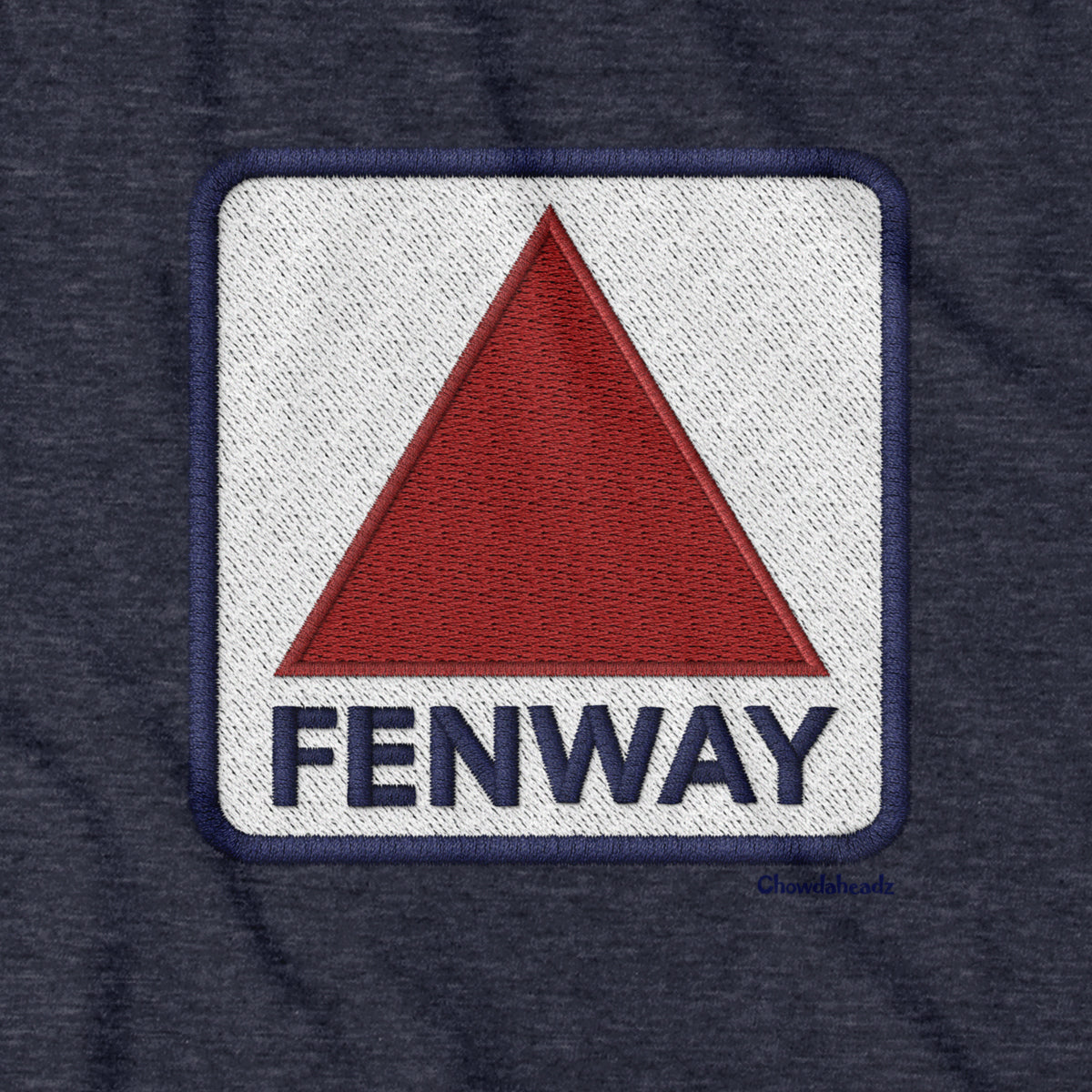 Fenway Sign Faux Embroidery Hoodie - Chowdaheadz