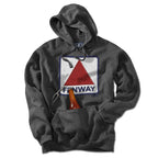 Fenway Sign Faux Embroidery Tailgater Hoodie - Chowdaheadz