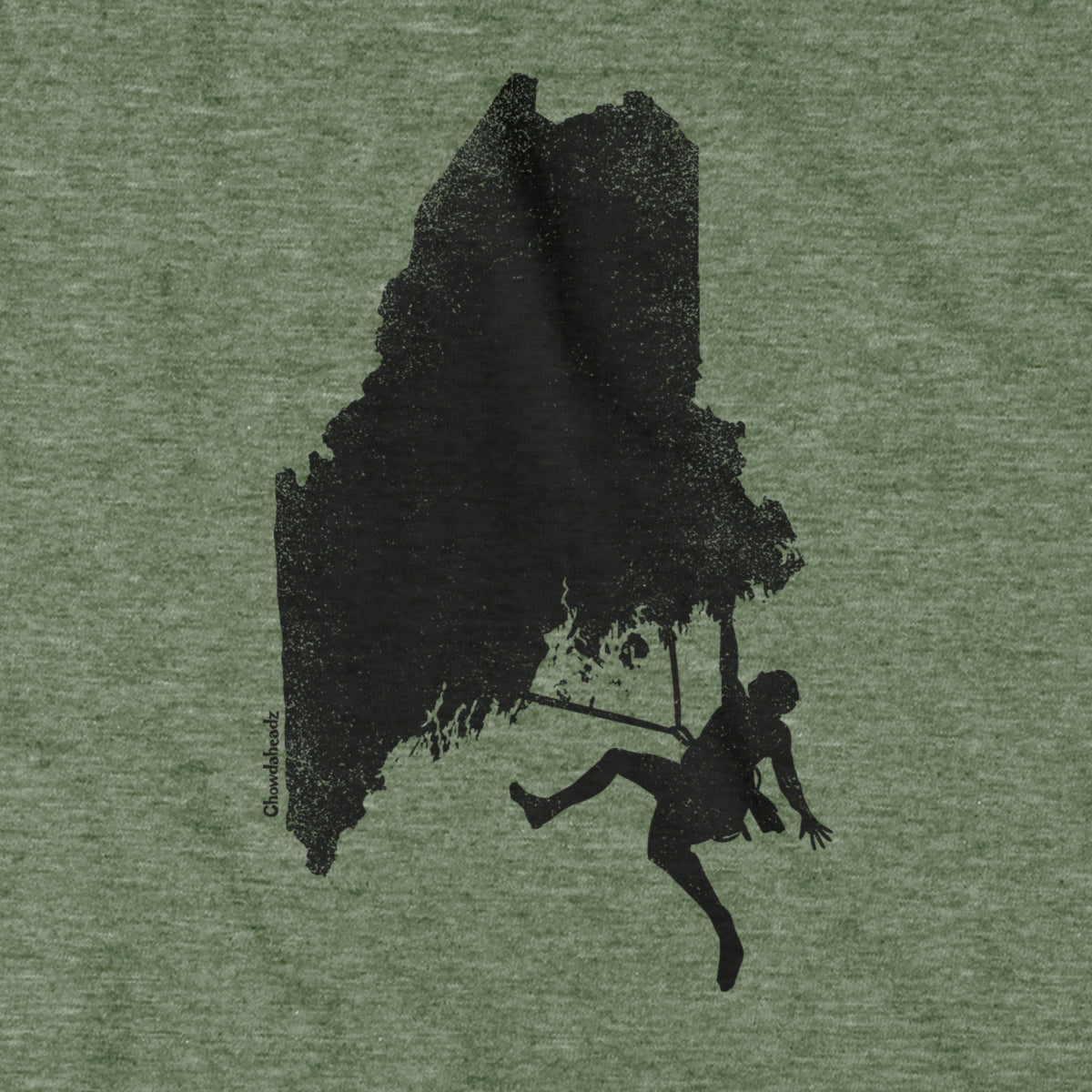 Maine Rock Climber T-Shirt - Chowdaheadz