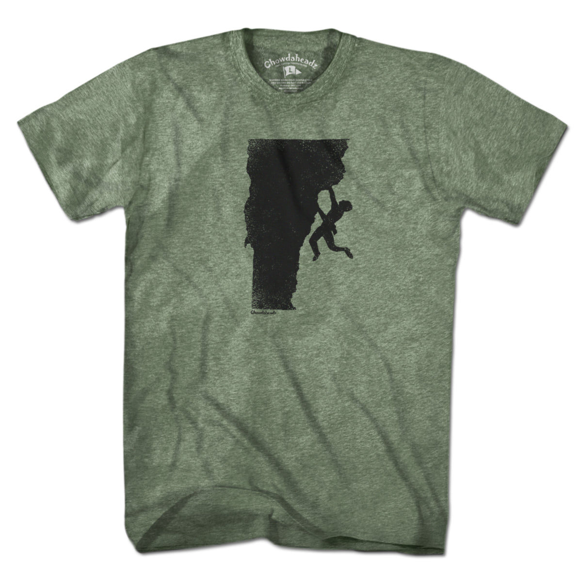 Vermont Rock Climber T-Shirt - Chowdaheadz