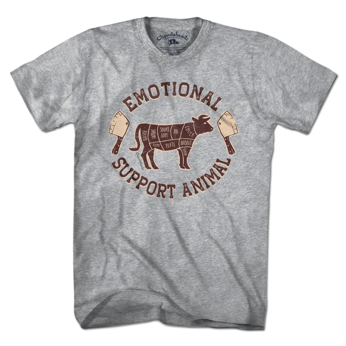 Emotional Support Animal T-Shirt - Chowdaheadz