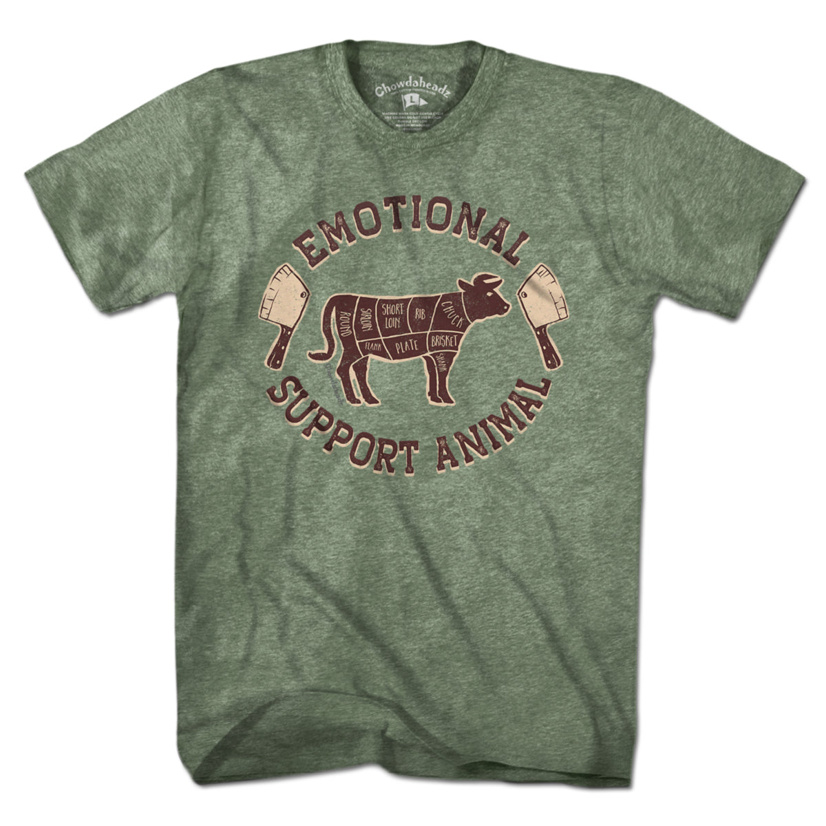 Emotional Support Animal T-Shirt - Chowdaheadz
