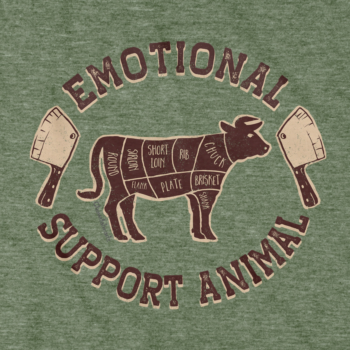 Emotional Support Animal T-Shirt - Chowdaheadz