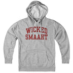 Wicked Smaaht Faux Embroidery Hoodie - Chowdaheadz