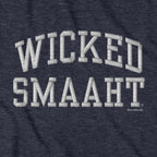 Wicked Smaaht Faux Embroidery Hoodie - Chowdaheadz