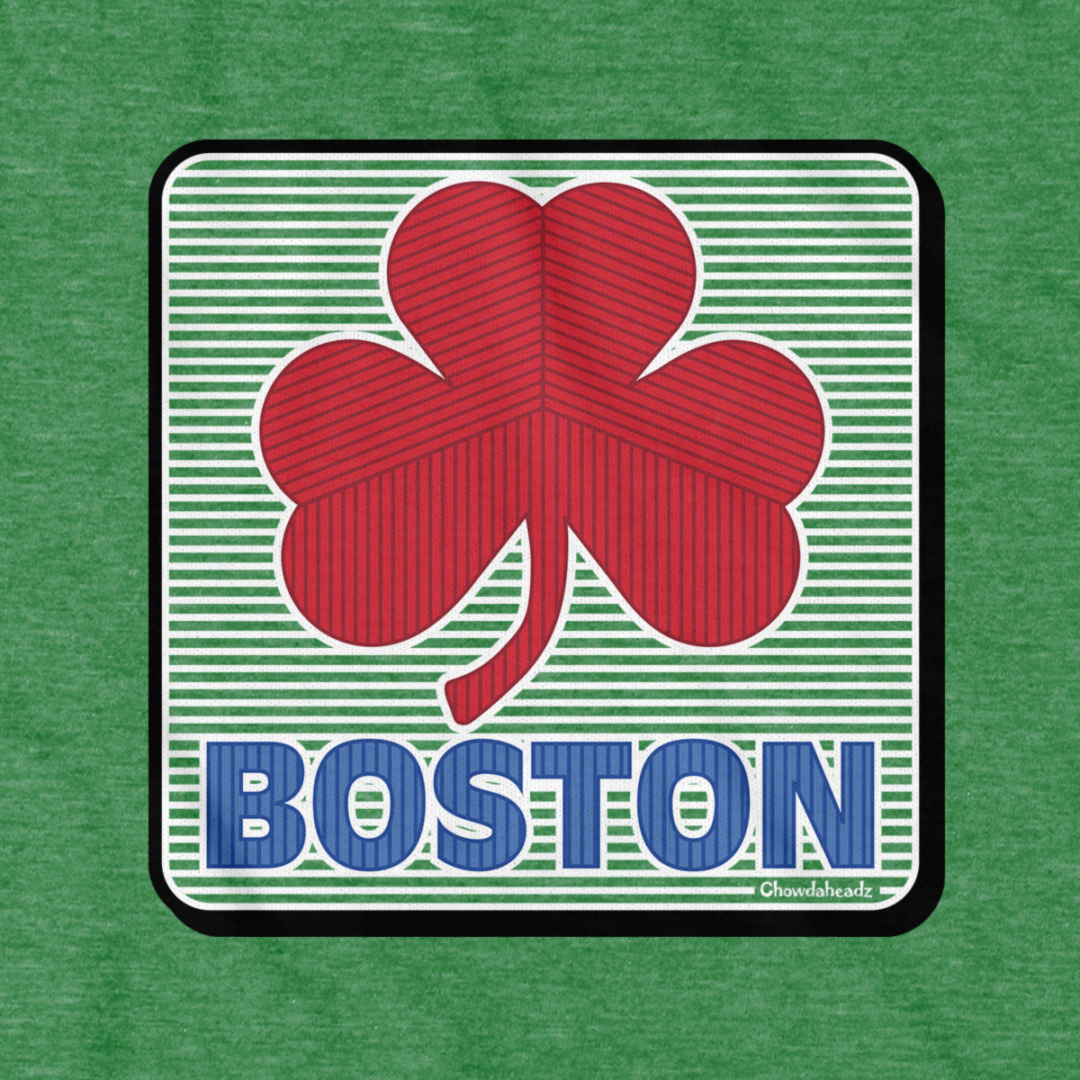 Boston Shamrock Line Drive Sign T-shirt - Chowdaheadz