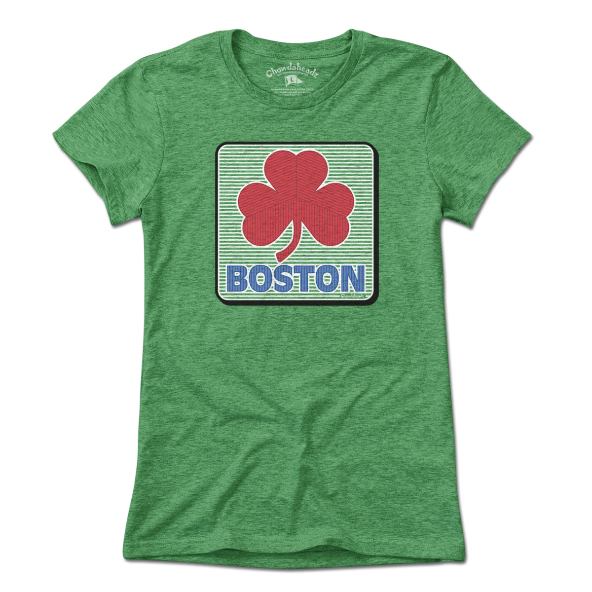 Boston Shamrock Line Drive Sign T-shirt - Chowdaheadz