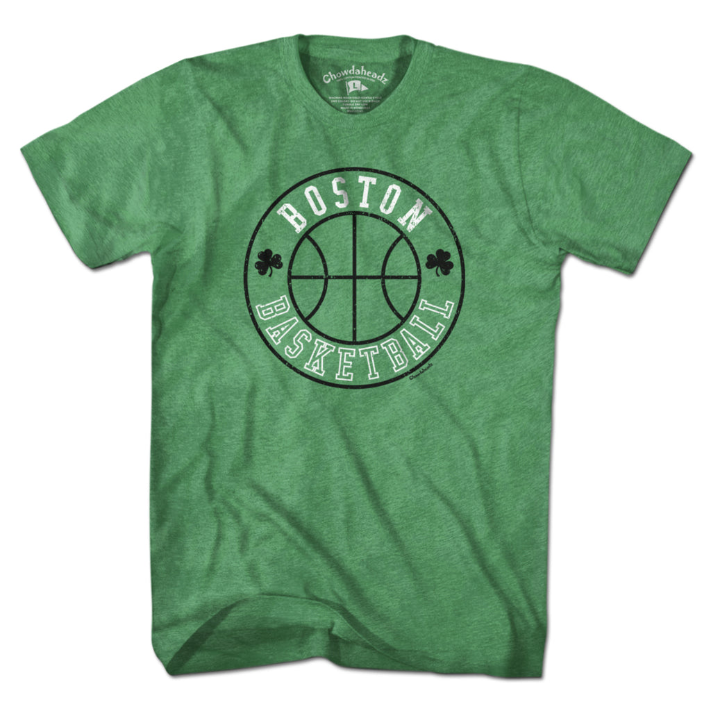 Boston Basketball Seal T-Shirt - Chowdaheadz