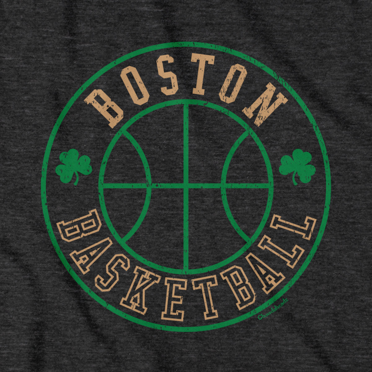Boston Basketball Seal T-Shirt - Chowdaheadz