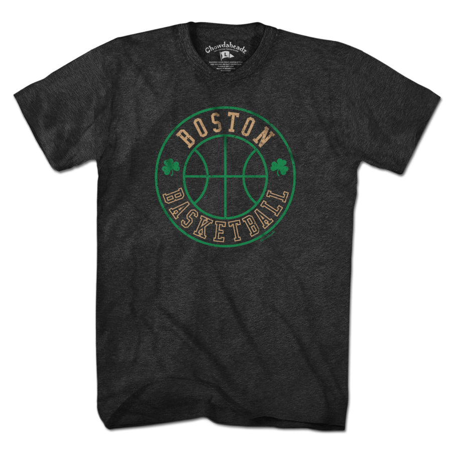 Boston Basketball Seal T-Shirt - Chowdaheadz
