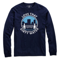 Love That Dirty Water Skyline Seal T-Shirt - Chowdaheadz
